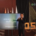 Pusdatin Memberikan Materi Sistem Informasi Akademik Kepada Mahasiswa Baru STIE Miftahul Huda